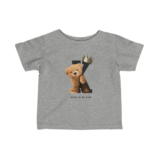 Born to be King Bear - Infant Fine Jersey Tee
