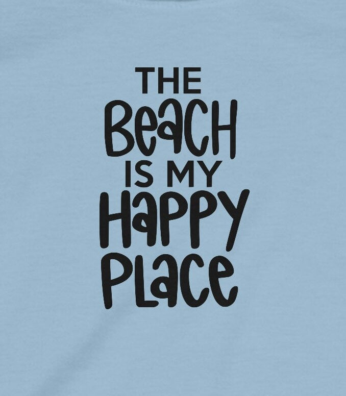 The Beach is My Happy Place - Infant Fine Jersey Tee