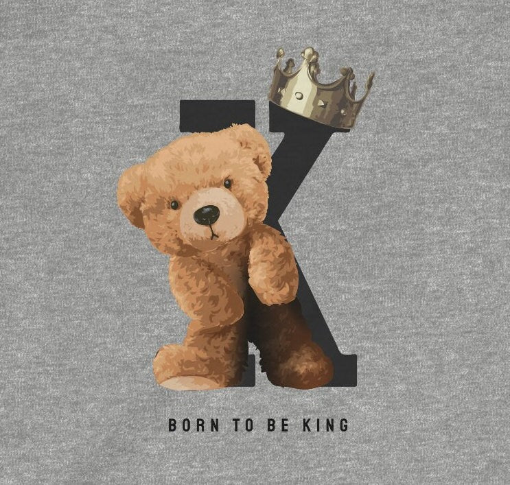 Born to be King Bear - Infant Fine Jersey Tee