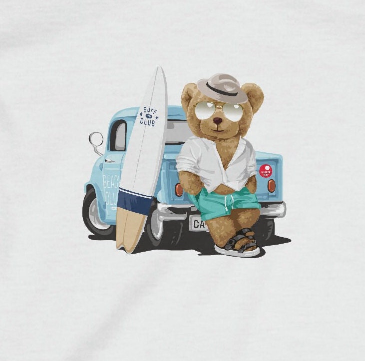 Surf Bear - Infant Fine Jersey Tee