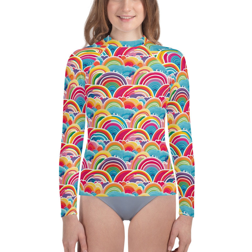 Rainbows - Youth Rash Guard