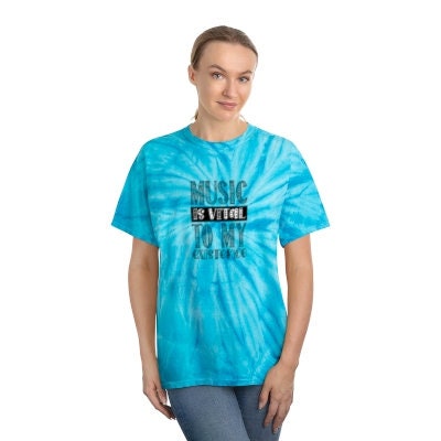 Music is Vital to my Existence - Tie-Dye Tee, Cyclone