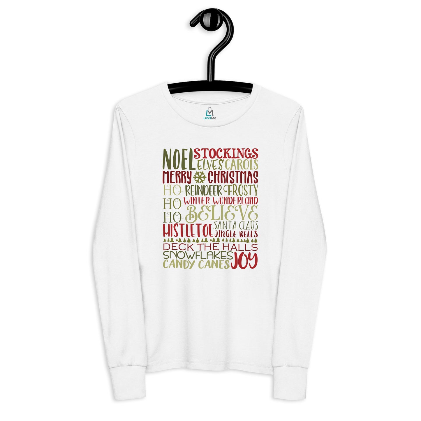 Christmas Subway - Funny Christmas - Youth long sleeve tee
