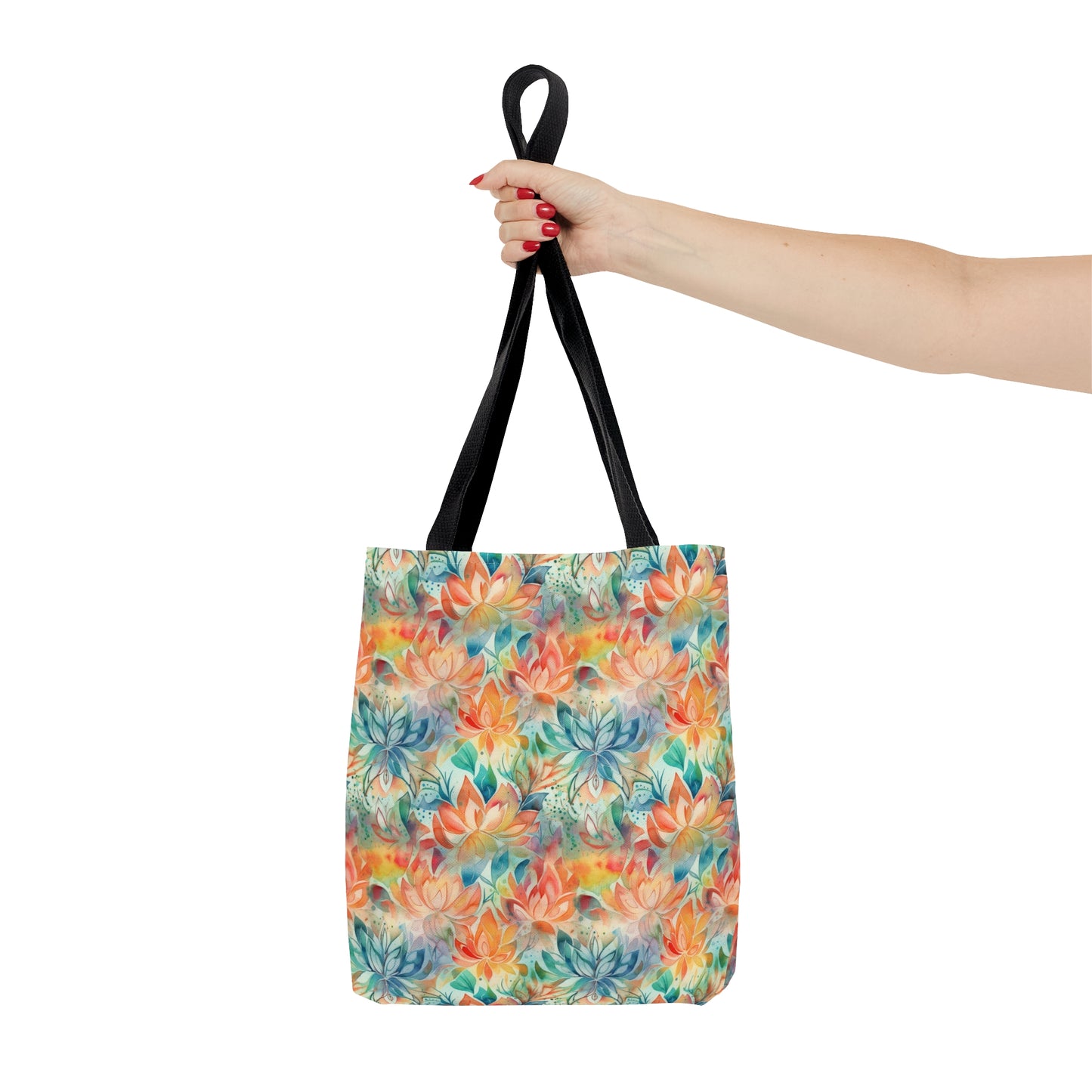 Beautiful and Unique - Watercolor Multicolor Flowers 9 - Useful, Multipurpose Bag -Tote Bag (AOP)