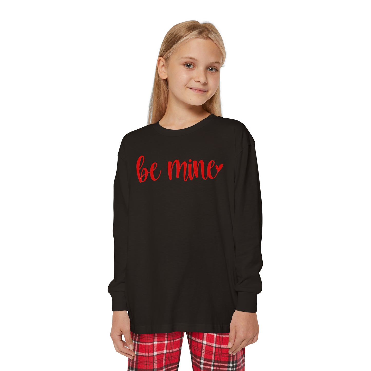 Be Mine - Heart - Youth Long Sleeve Pajama Set
