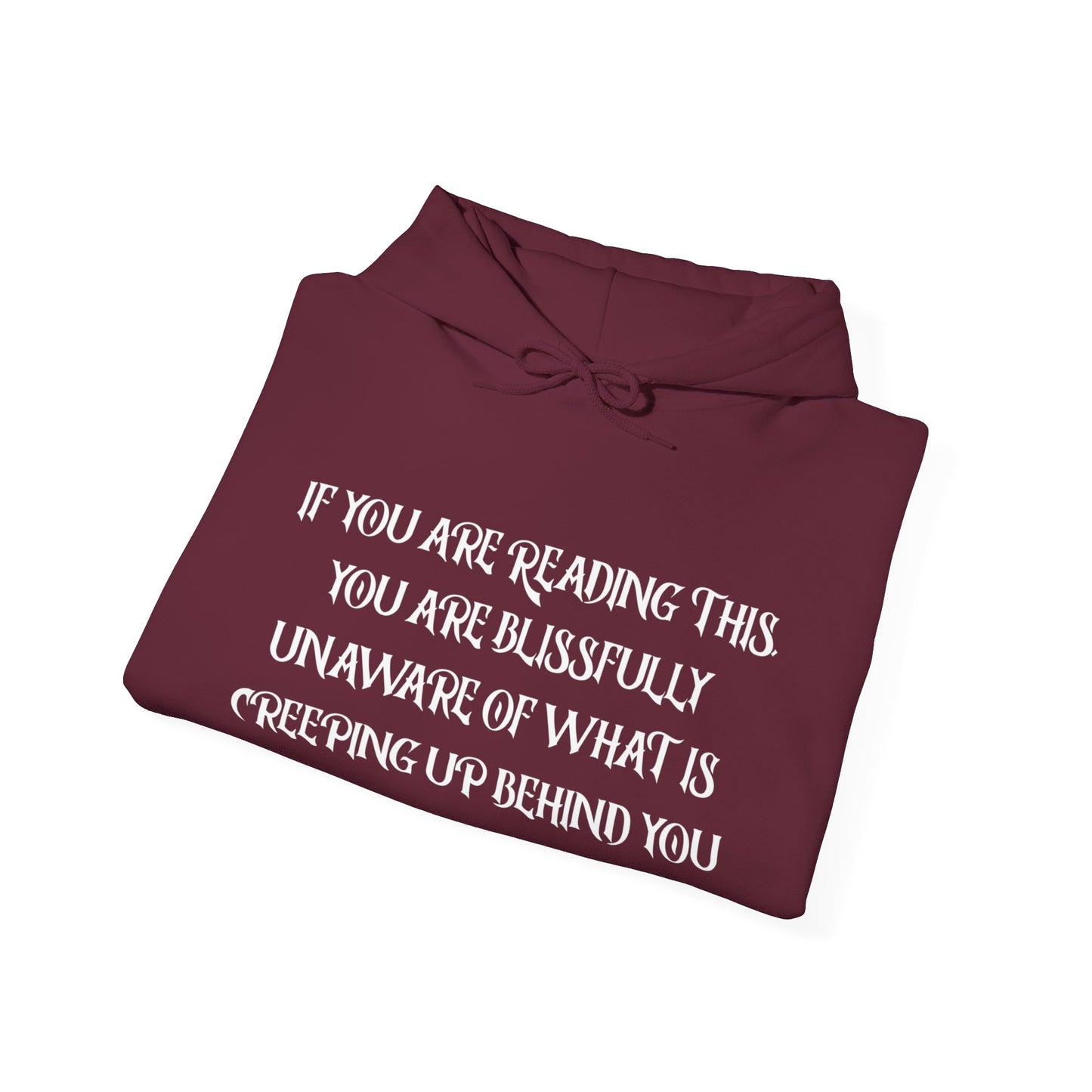 Halloween - Creeping Up Behind You - Funny - Scary - Unisex Heavy Blend Hooded Sweatshirt
