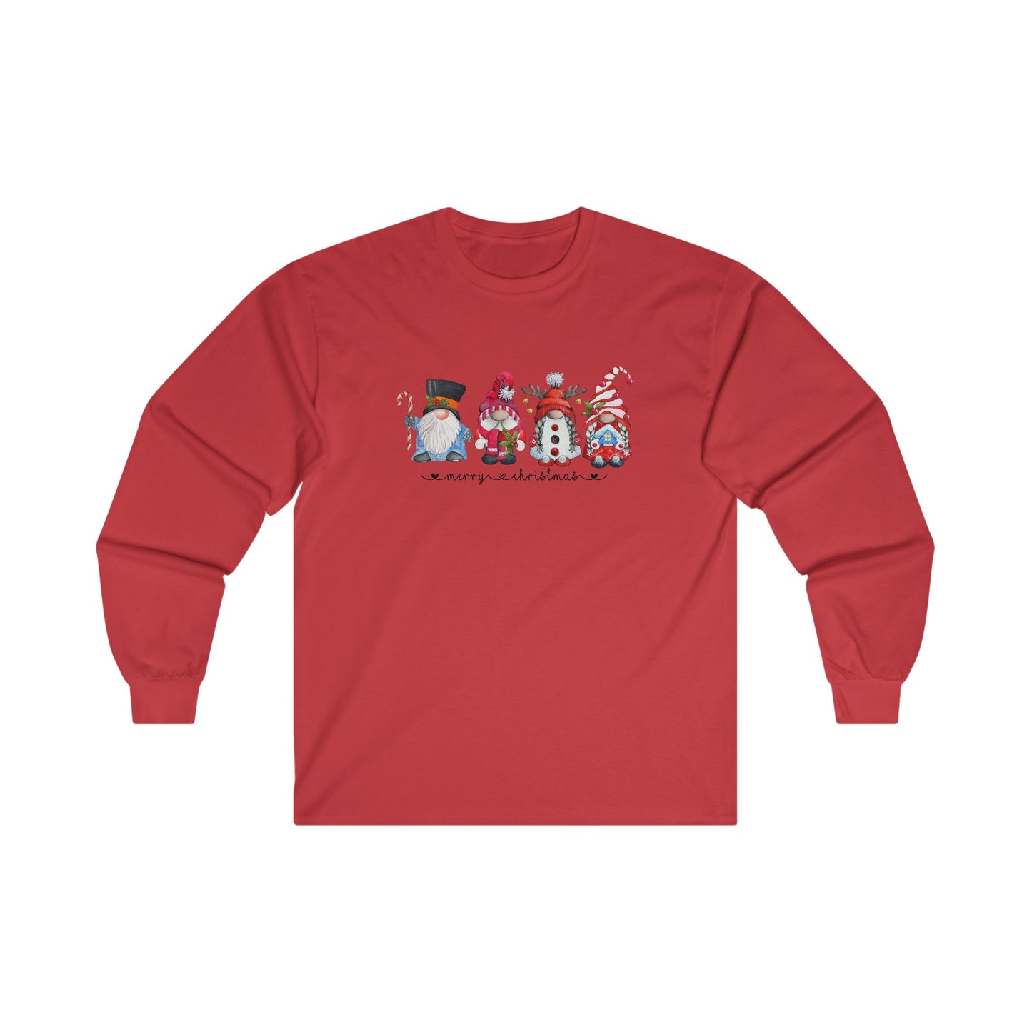 Four Christmas Gnomes - Ultra Cotton Long Sleeve Tee