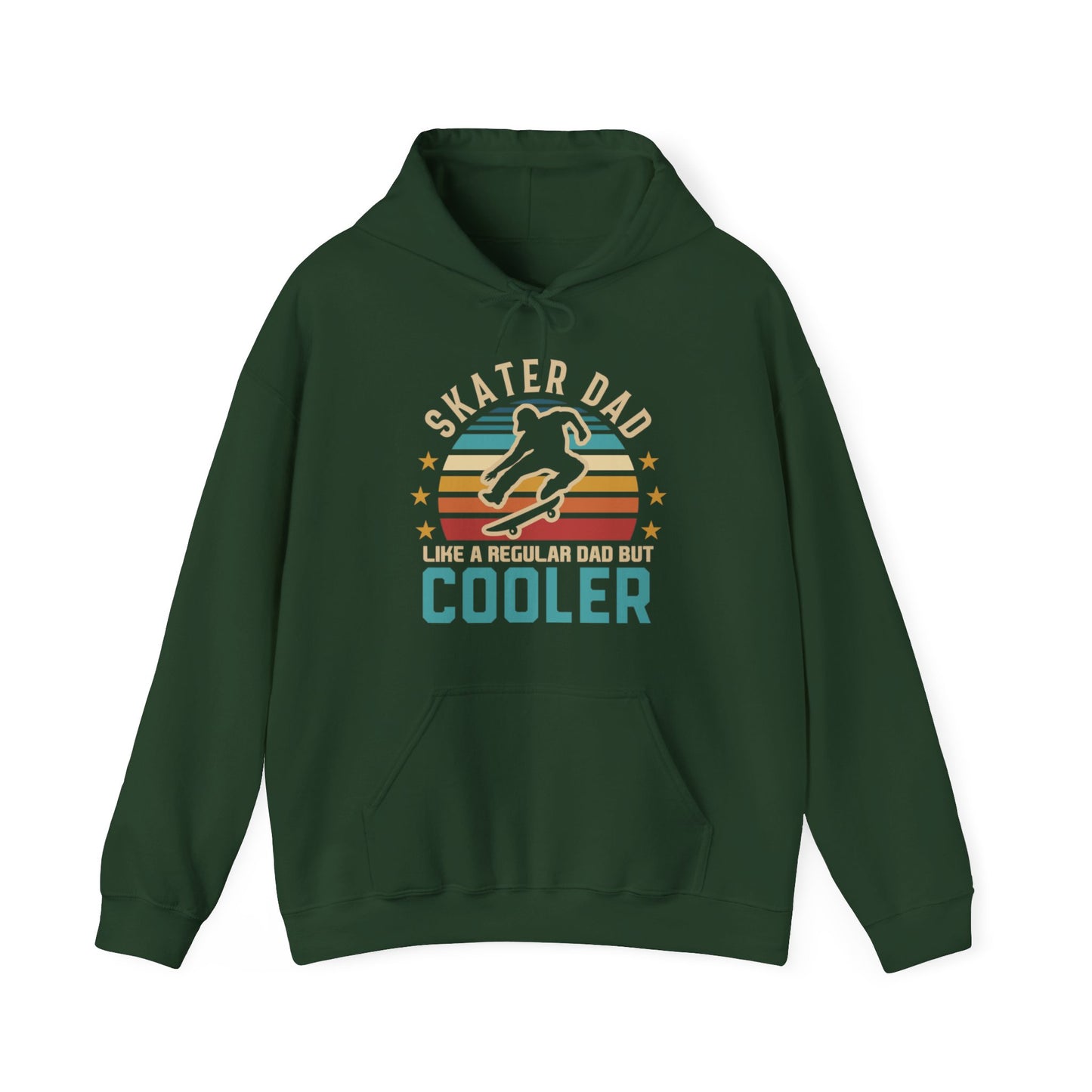Unisex Heavy Blend Hooded Sweatshirt - Skater Dad, Like a Dad but Cooler