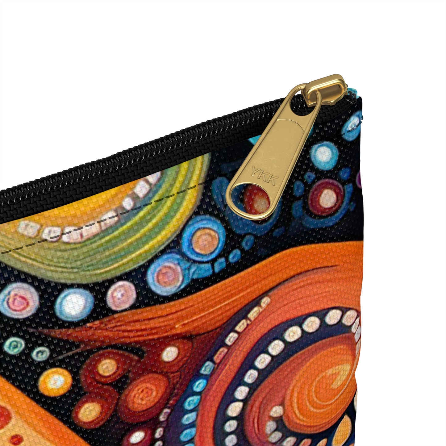 Amazing Colorful Psychedelic Swirls 1.9 - Accessory Pouch / Makeup Case / Travel Pouch / Pencil Case / Art Case