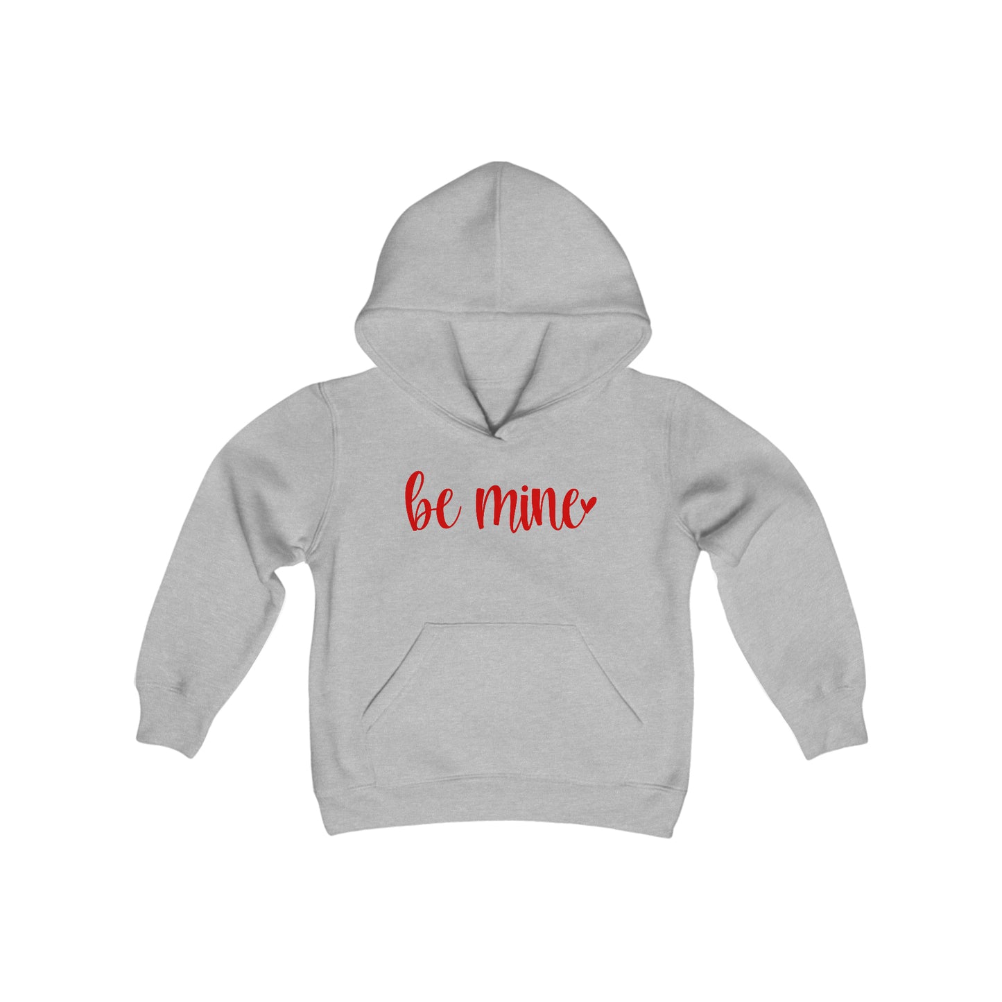 Be Mine - Heart - Youth Heavy Blend Hooded Sweatshirt
