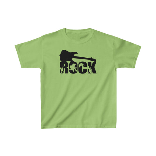 Rock - Guitar - Silhouettes - Kids Heavy Cotton Tee