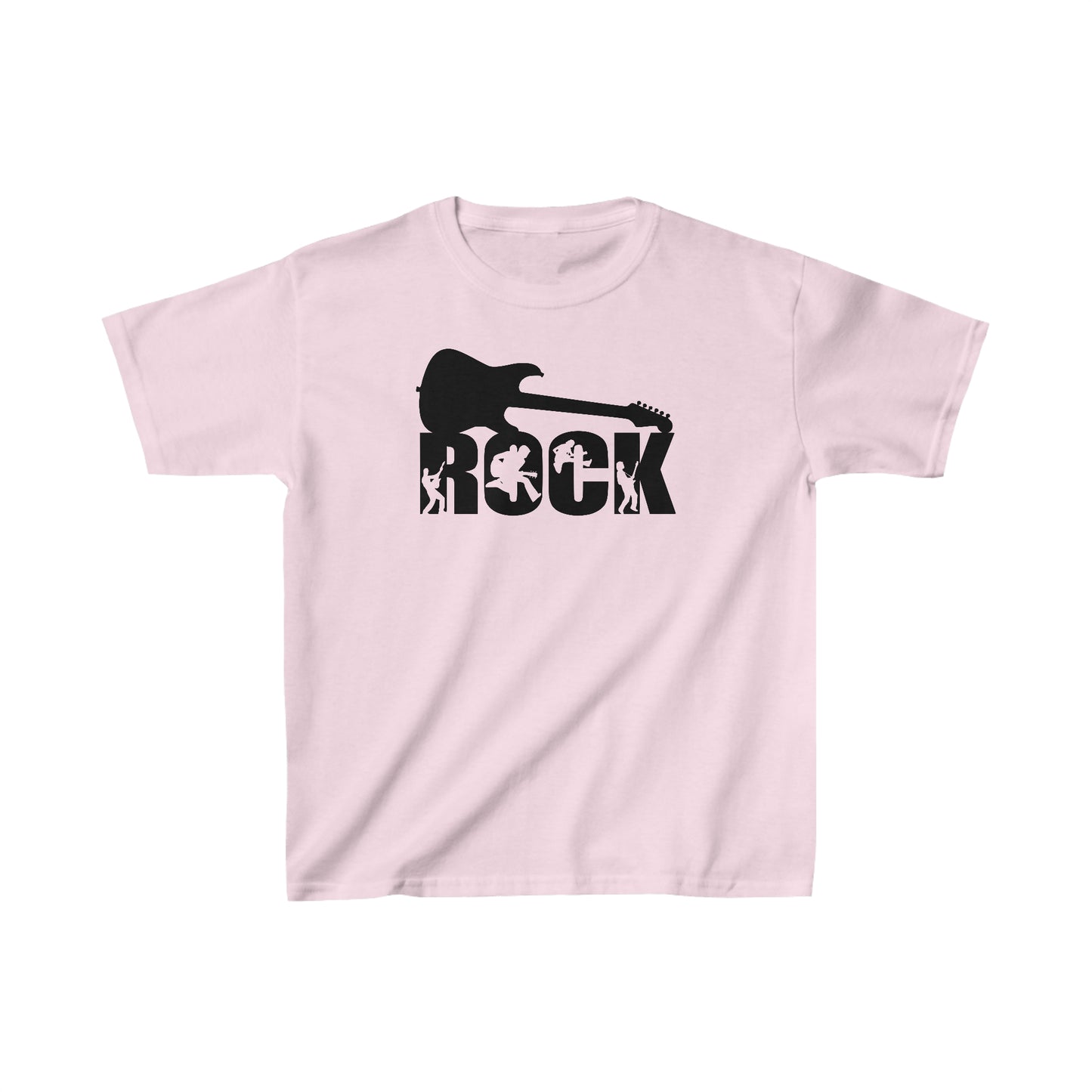 Rock - Guitar - Silhouettes - Kids Heavy Cotton Tee