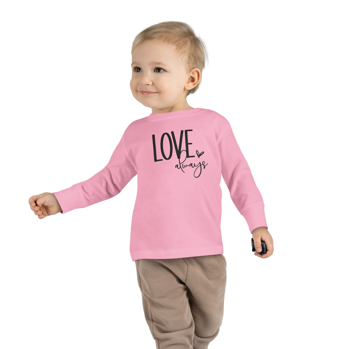 LOVE Always - Heart - Toddler Long Sleeve Tee