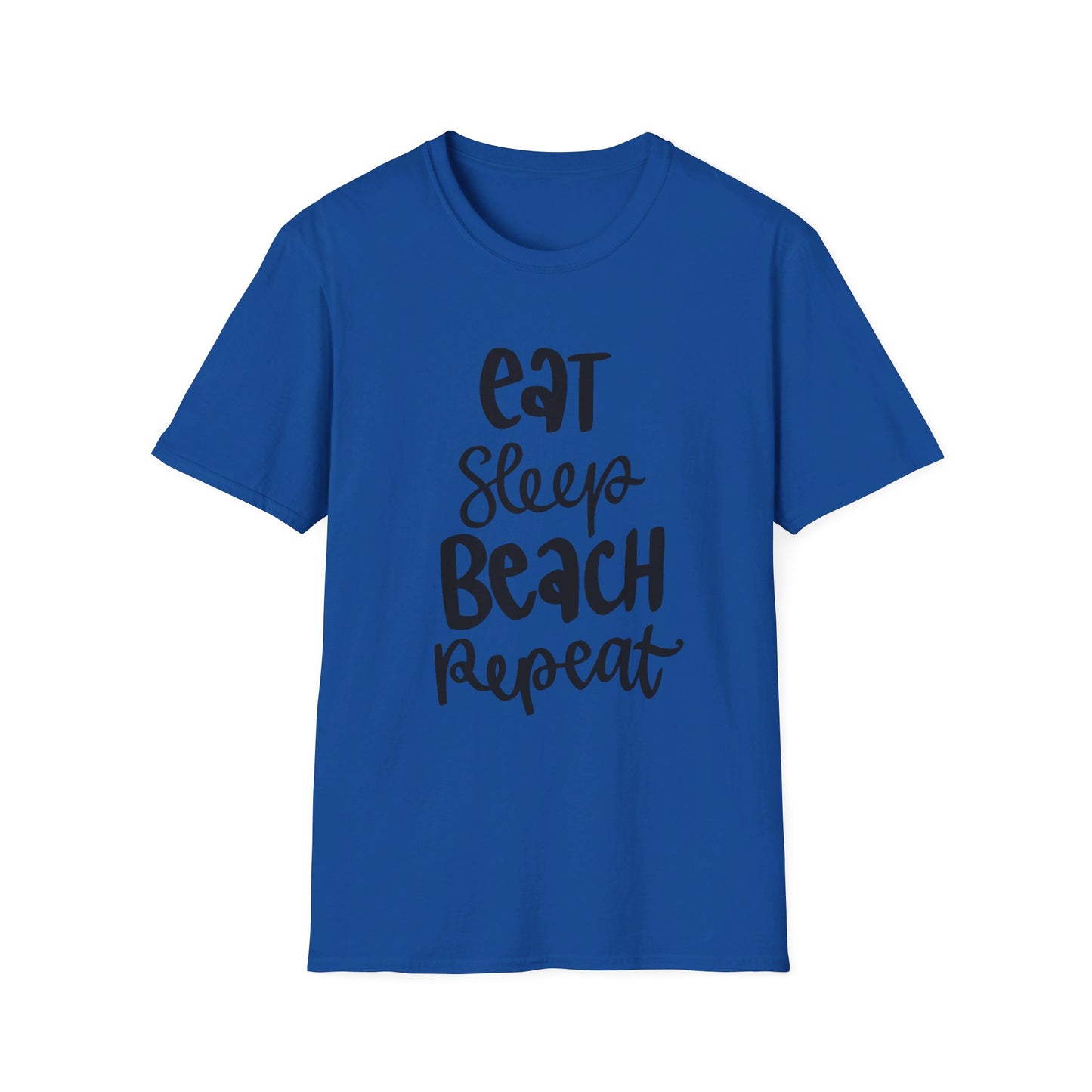 Eat, Sleep, Beach, Repeat - Unisex Softstyle T-Shirt
