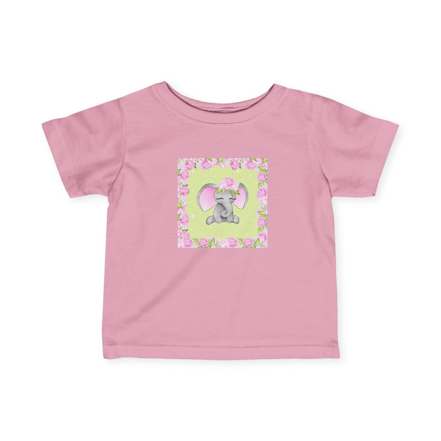 Pink Elephant - Infant Fine Jersey Tee