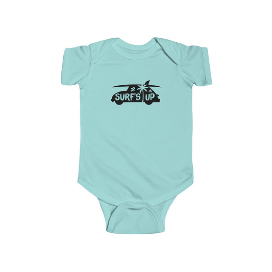 Surf's Up Silouette - Infant Fine Jersey Bodysuit