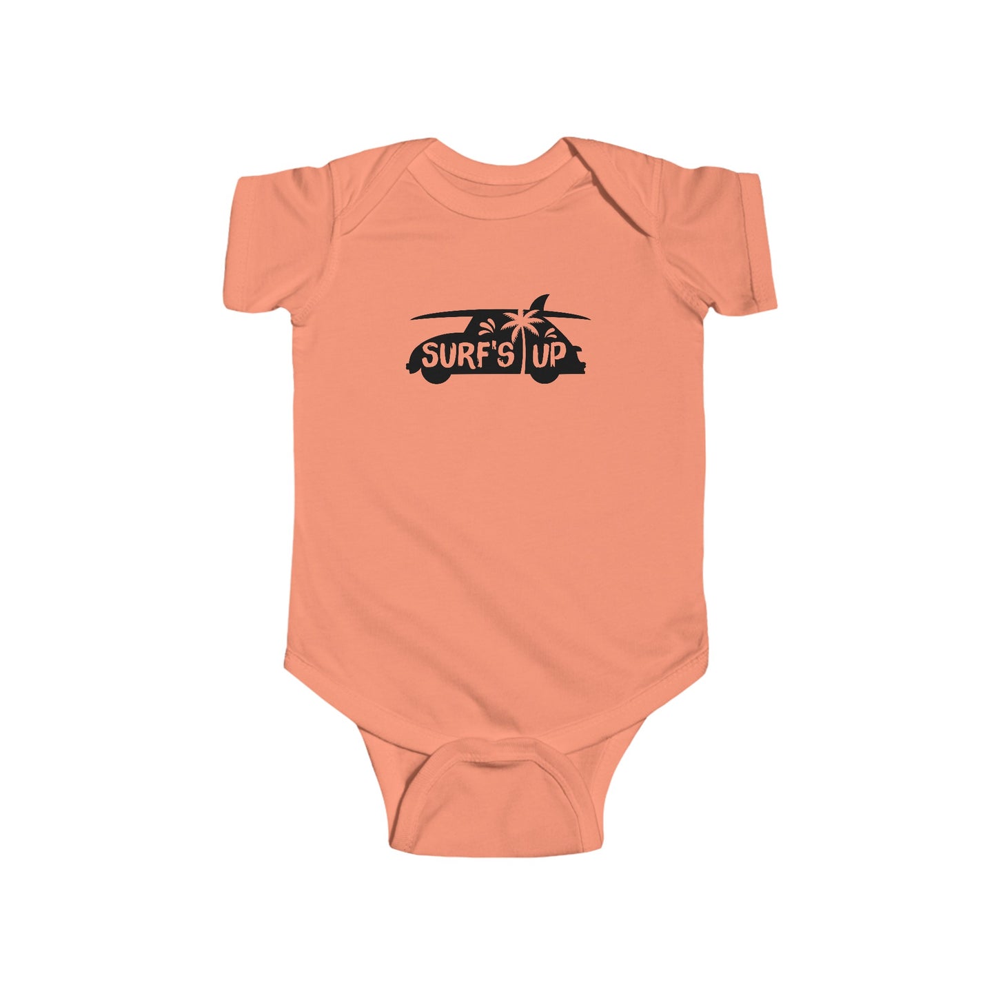 Surf's Up Silouette - Infant Fine Jersey Bodysuit