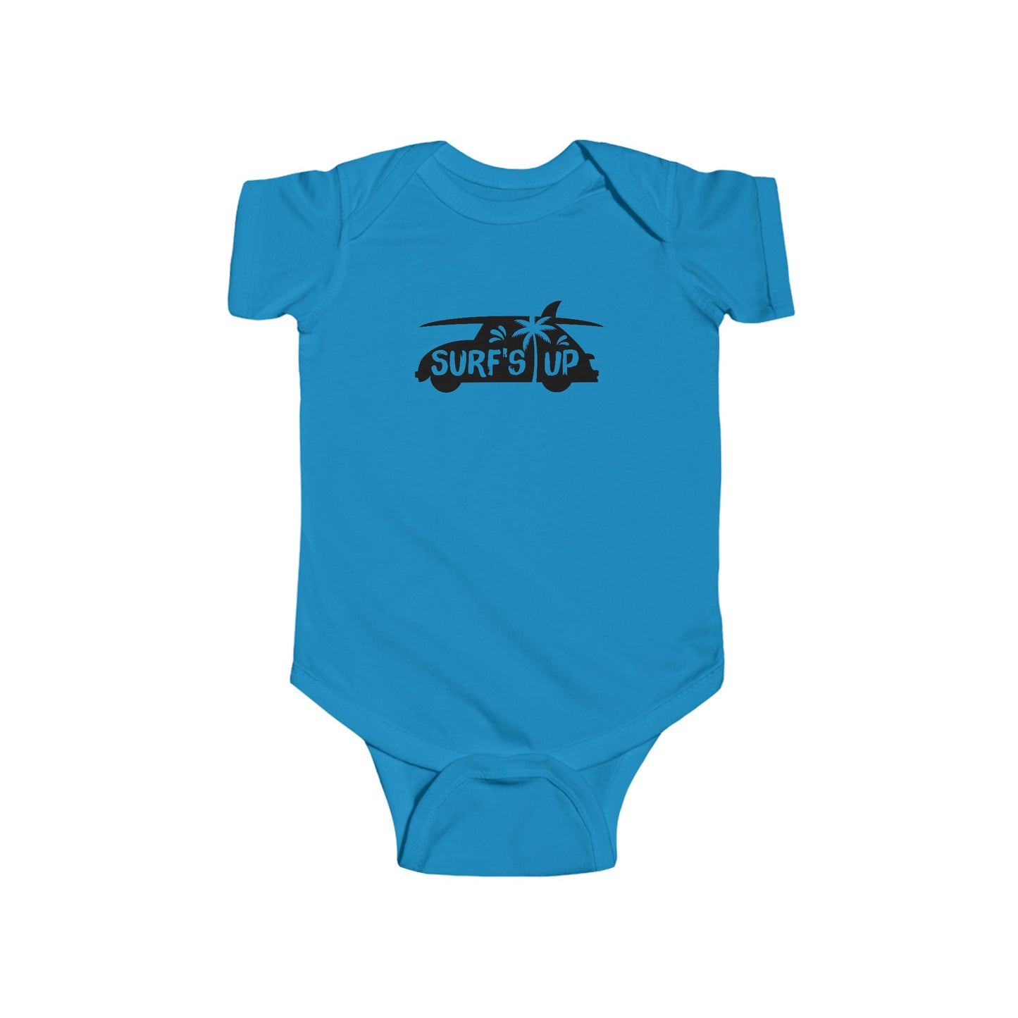 Surf's Up Silouette - Infant Fine Jersey Bodysuit