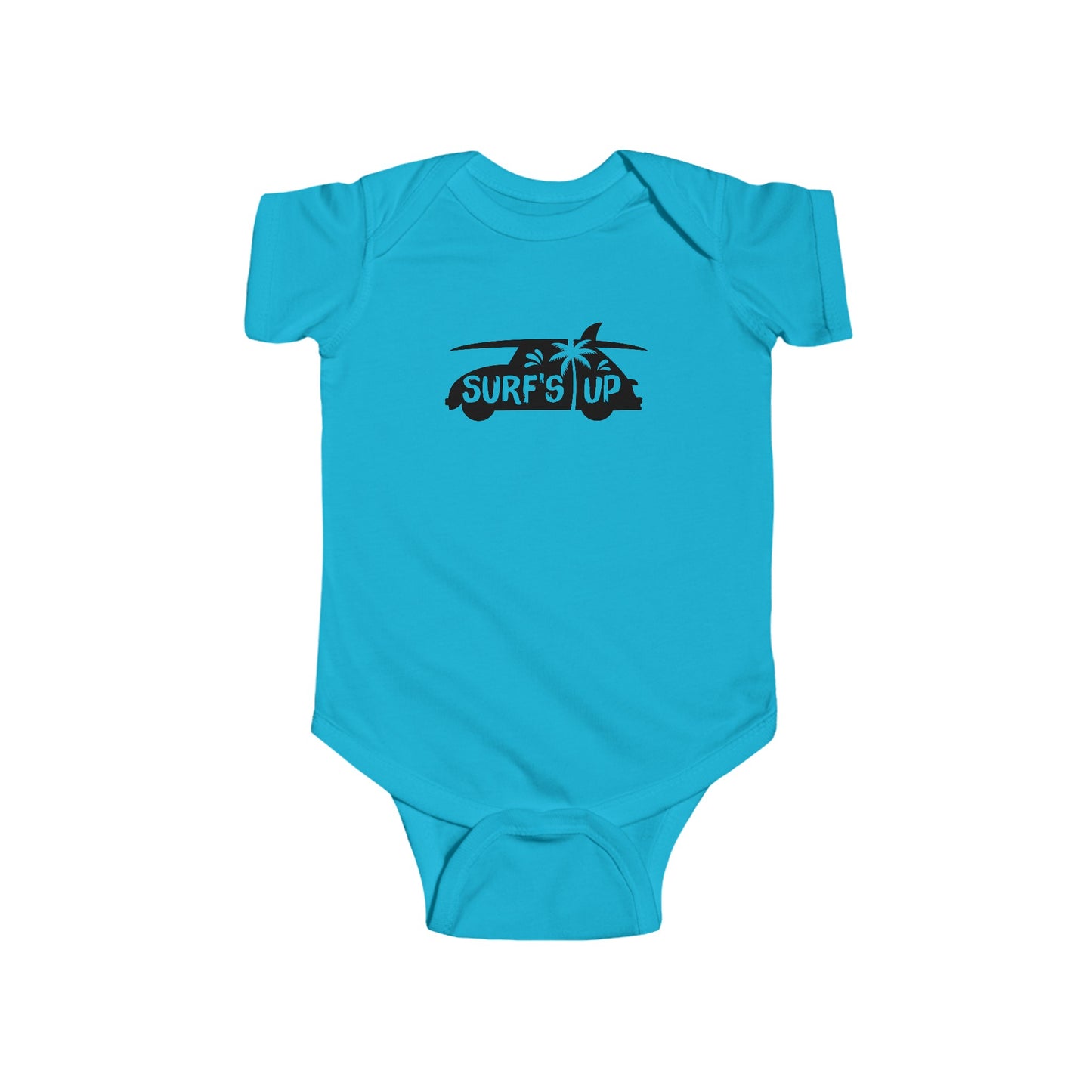 Surf's Up Silouette - Infant Fine Jersey Bodysuit