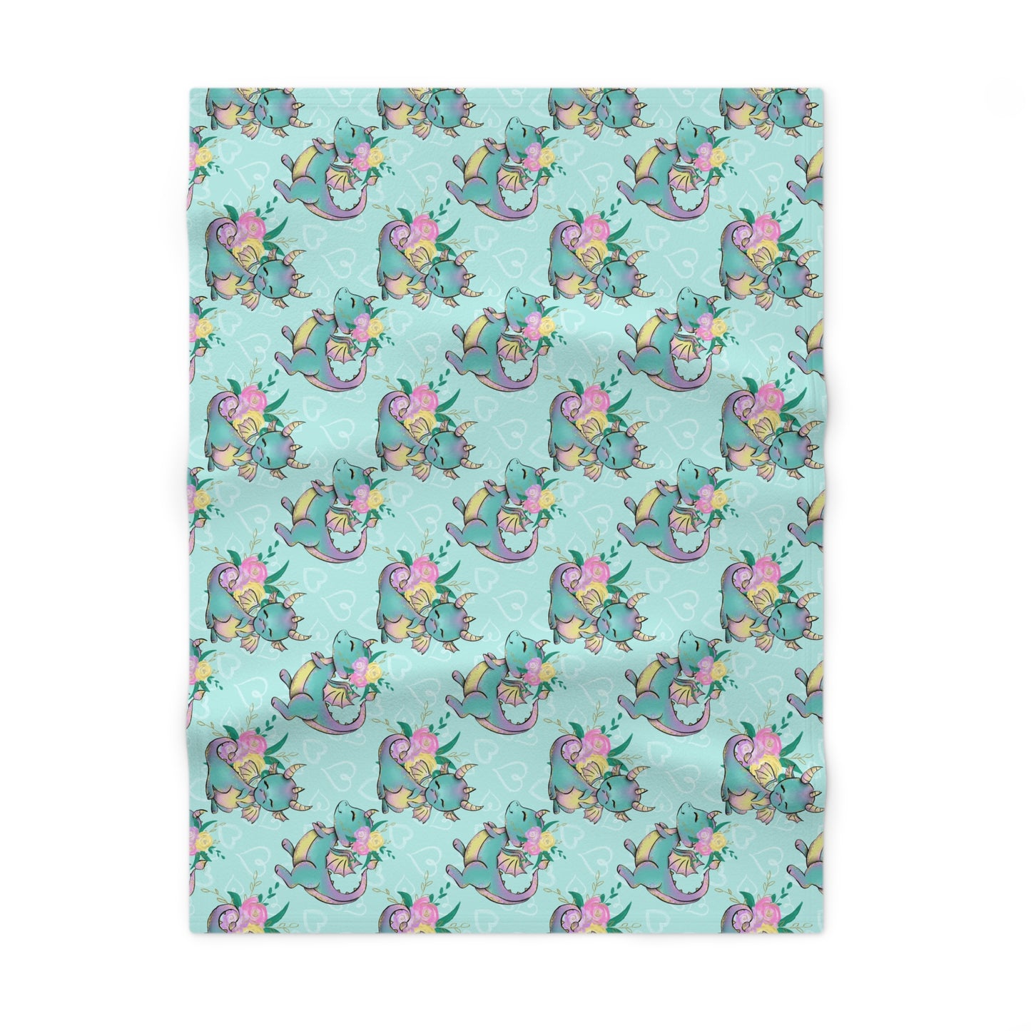 Soft Fleece Baby Blanket - Dragons