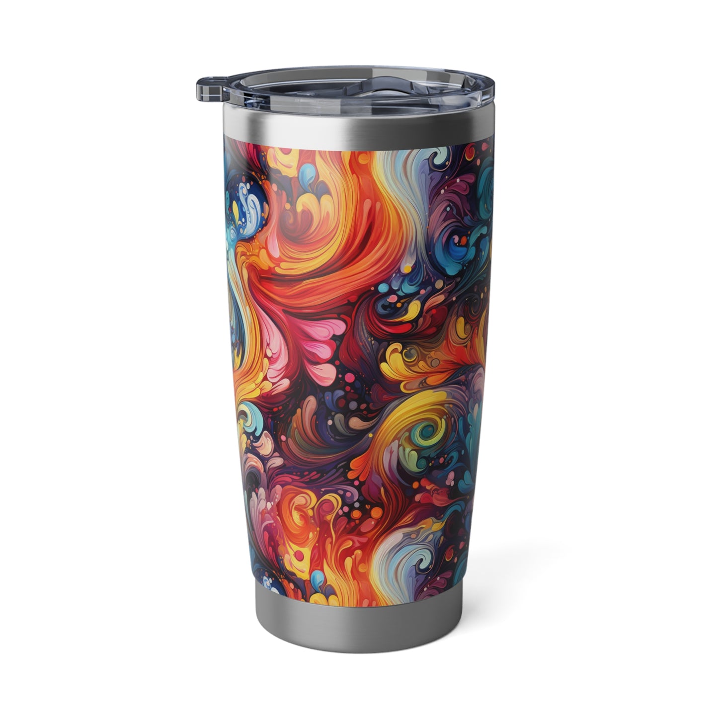 Rainbow Paisley 1.7 - Vagabond 20oz Tumbler - Stainless Steel - Double Wall