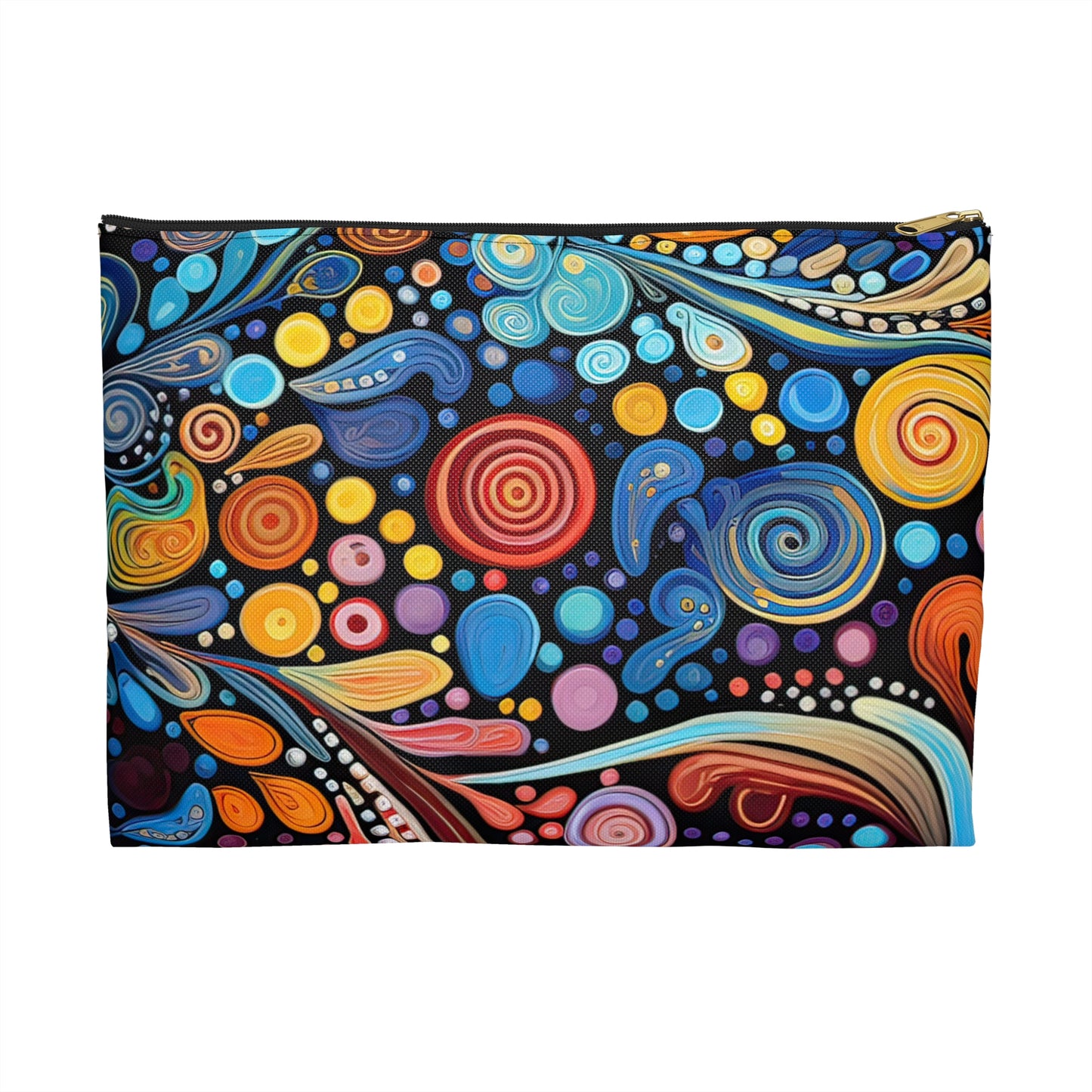 Amazing Colorful Psychedelic Swirls 1.6 - Accessory Pouch / Makeup Case / Travel Pouch / Pencil Case / Art Case