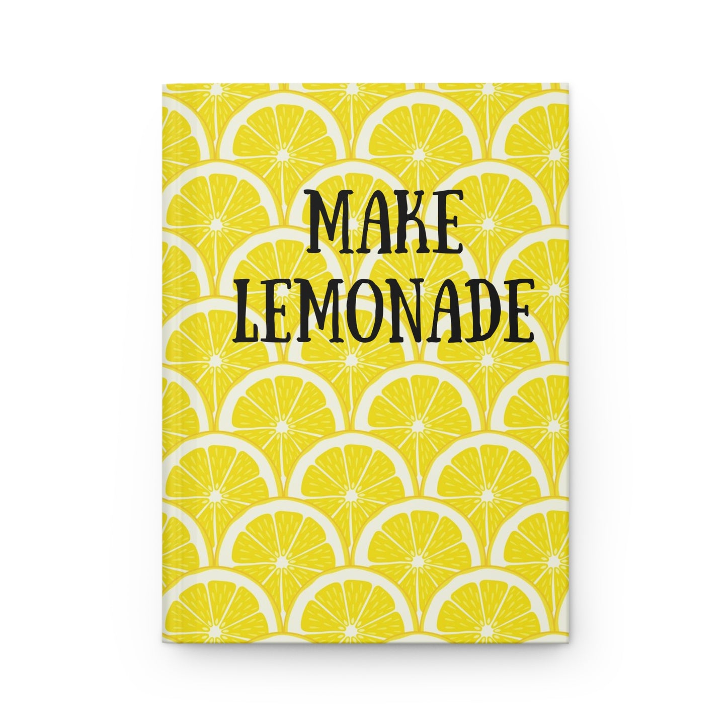Make Lemonade - Lemons - Hardcover Lined Journal Matte
