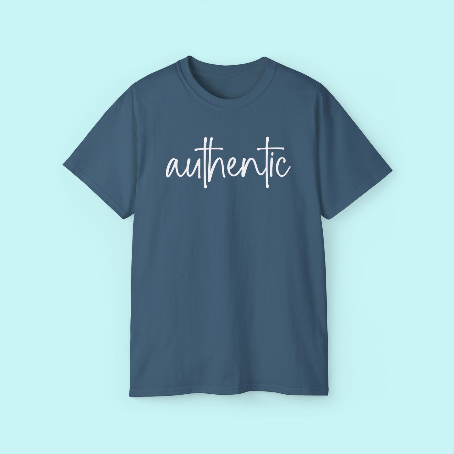 “Authentic” Motivational Tee - Strength & Mental Health Awareness Short Sleeve Shirt