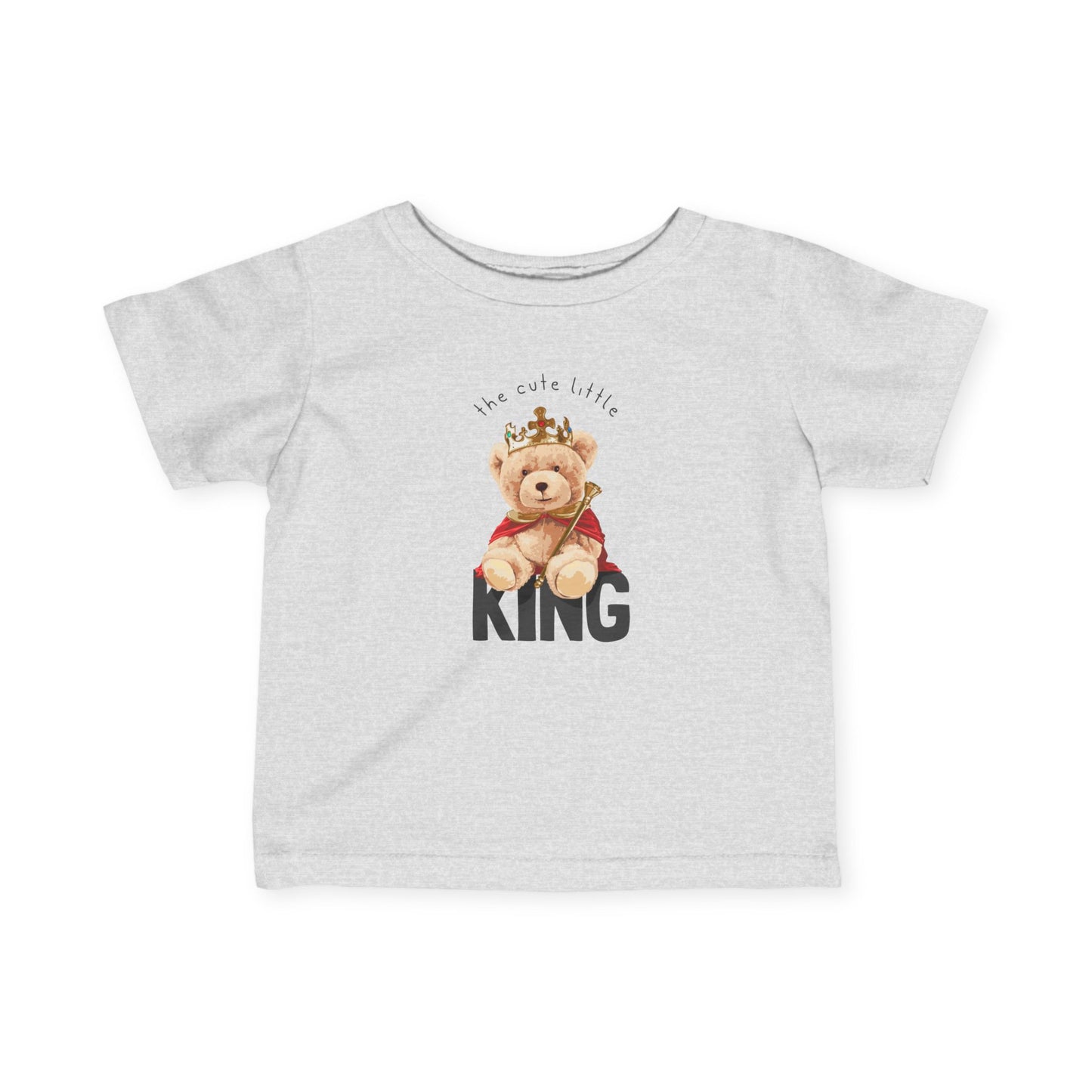 Cute Little King Bear - Infant Fine Jersey Tee