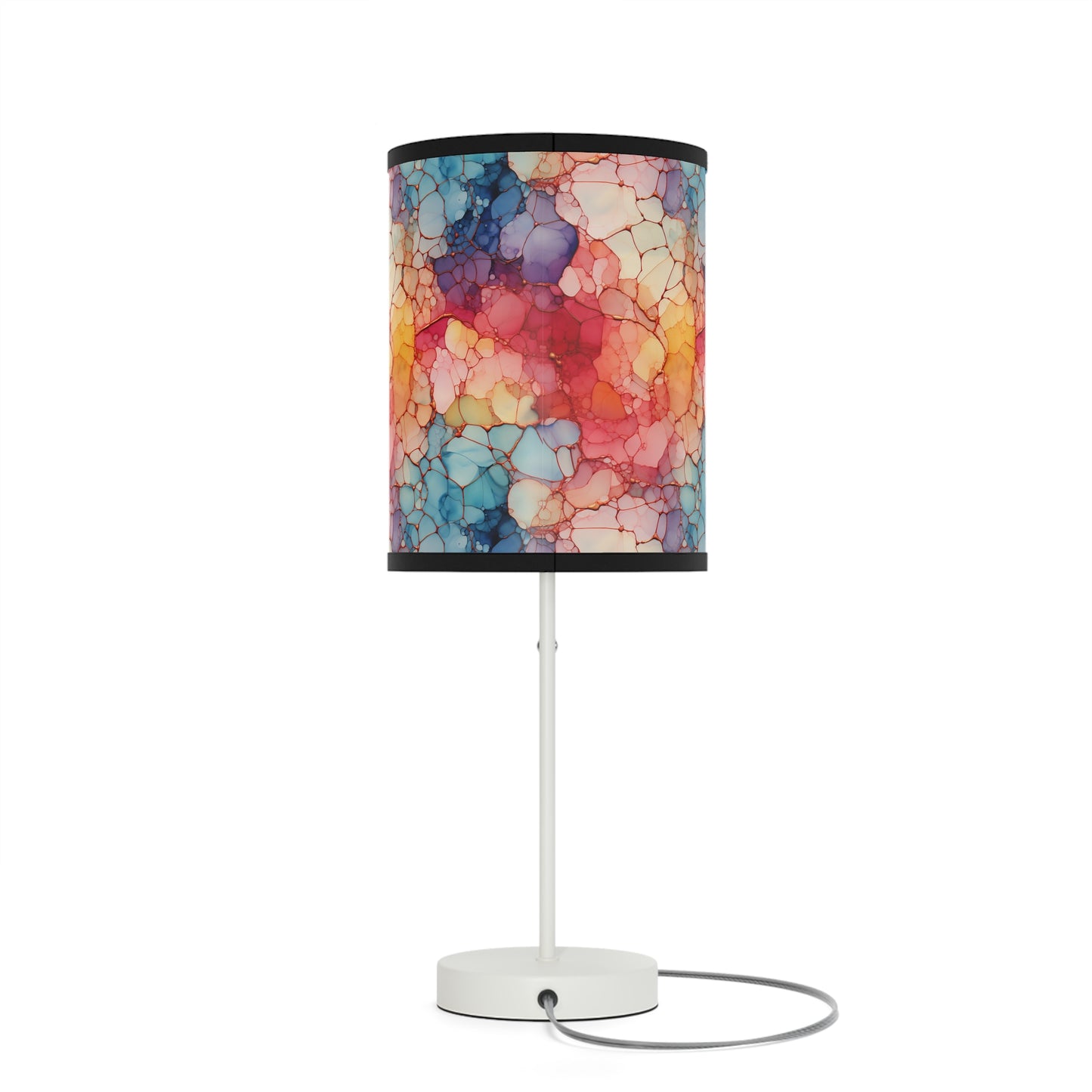 Beautiful Multi Watercolor 7 - Abstract Rainbow - Lamp on a Stand, US|CA plug