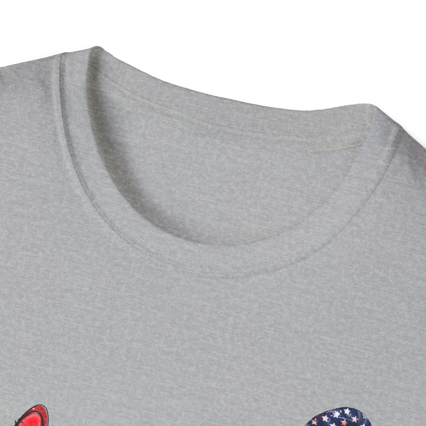 Peace, Love, America Gnomes - 4th of July - Independence Day - Unisex Softstyle T-Shirt