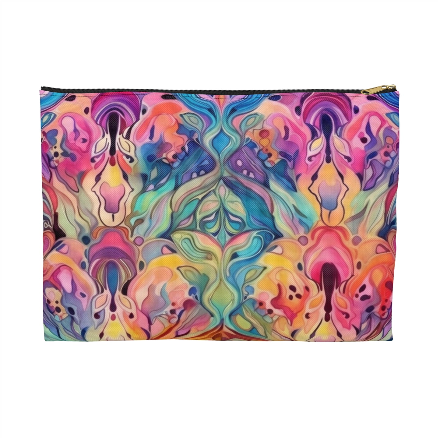 Beautiful Watercolor Multicolor - Accessory Pouch / Makeup Case / Travel Pouch / Pencil case / Art Case