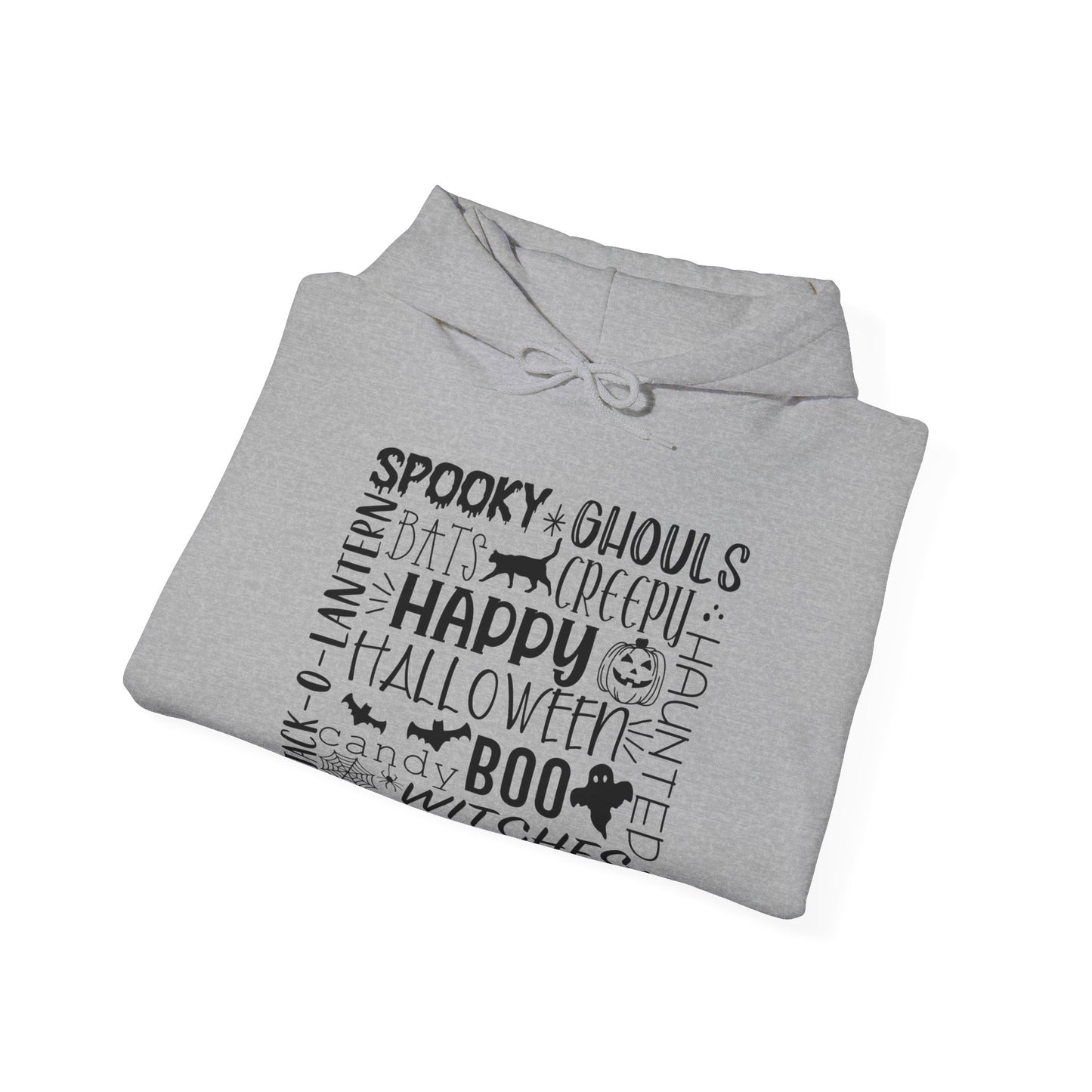 Halloween - Trick or Treat - Boo - Ghost - Pumpkin - Candy - Unisex Heavy Blend Hooded Sweatshirt