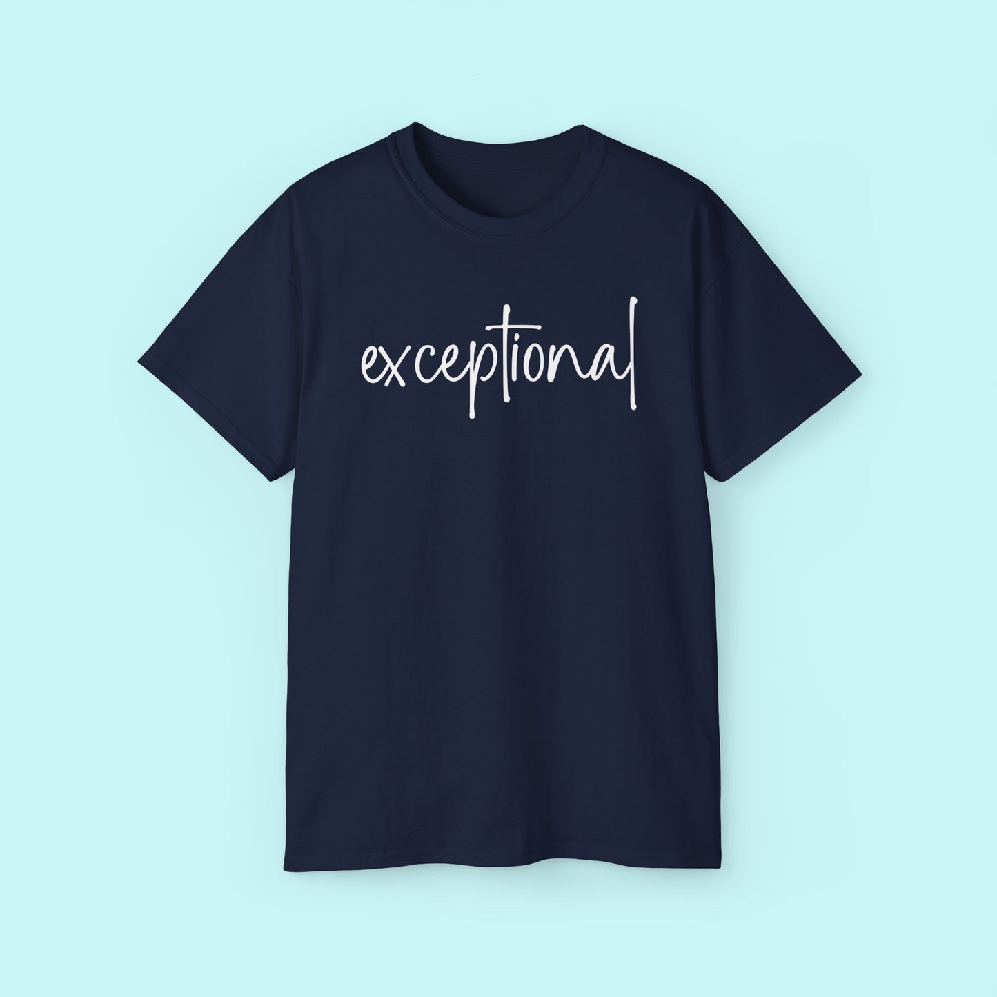 “Exceptional” Empowerment Tee - Strength & Mental Health Awareness Short Sleeve Shirt
