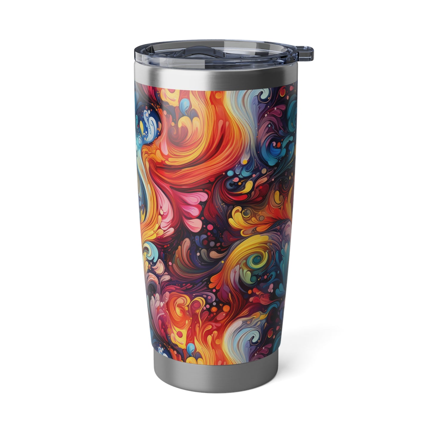 Rainbow Paisley 1.7 - Vagabond 20oz Tumbler - Stainless Steel - Double Wall