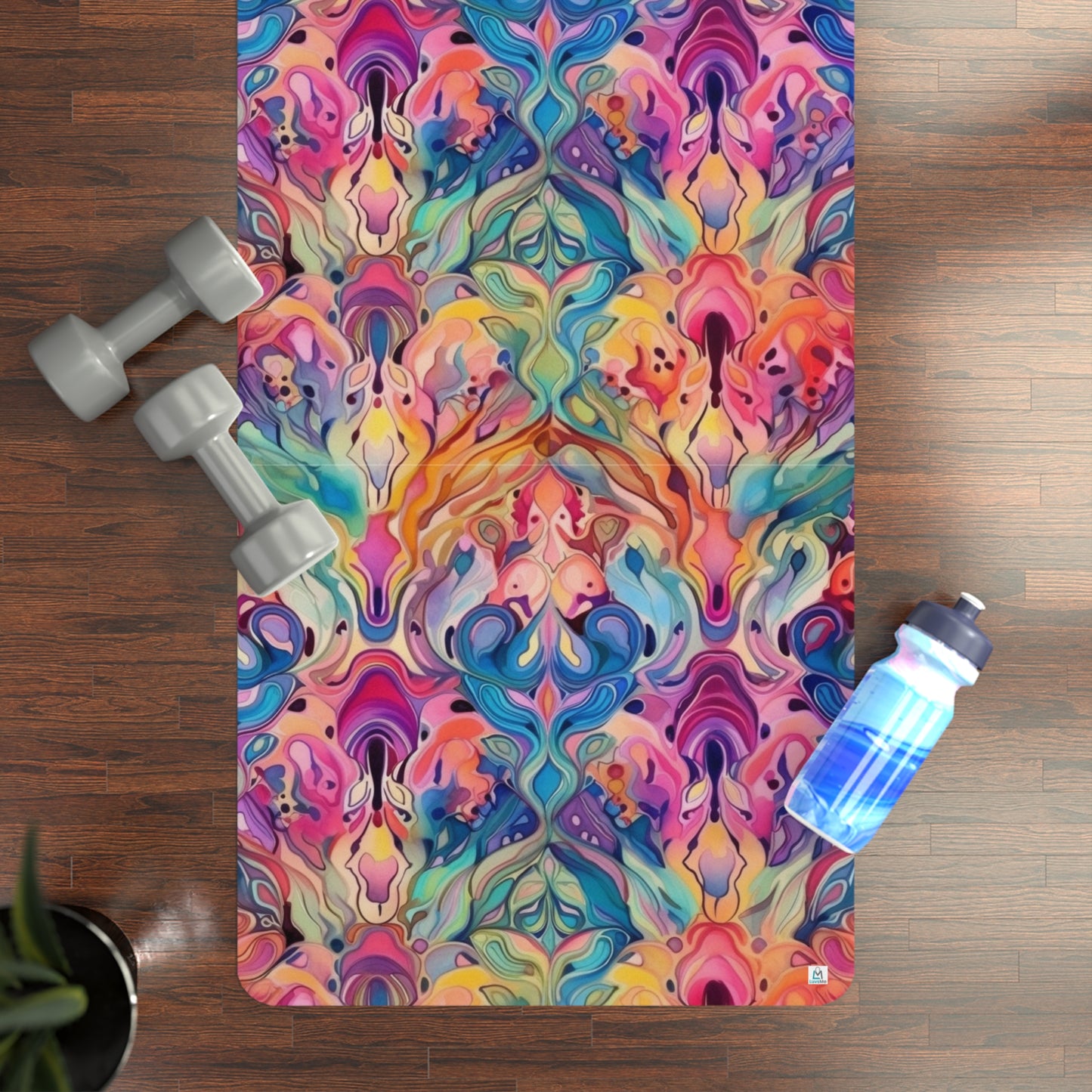 Tapestry Designs 21 - Multicolor - Rubber Yoga Mat