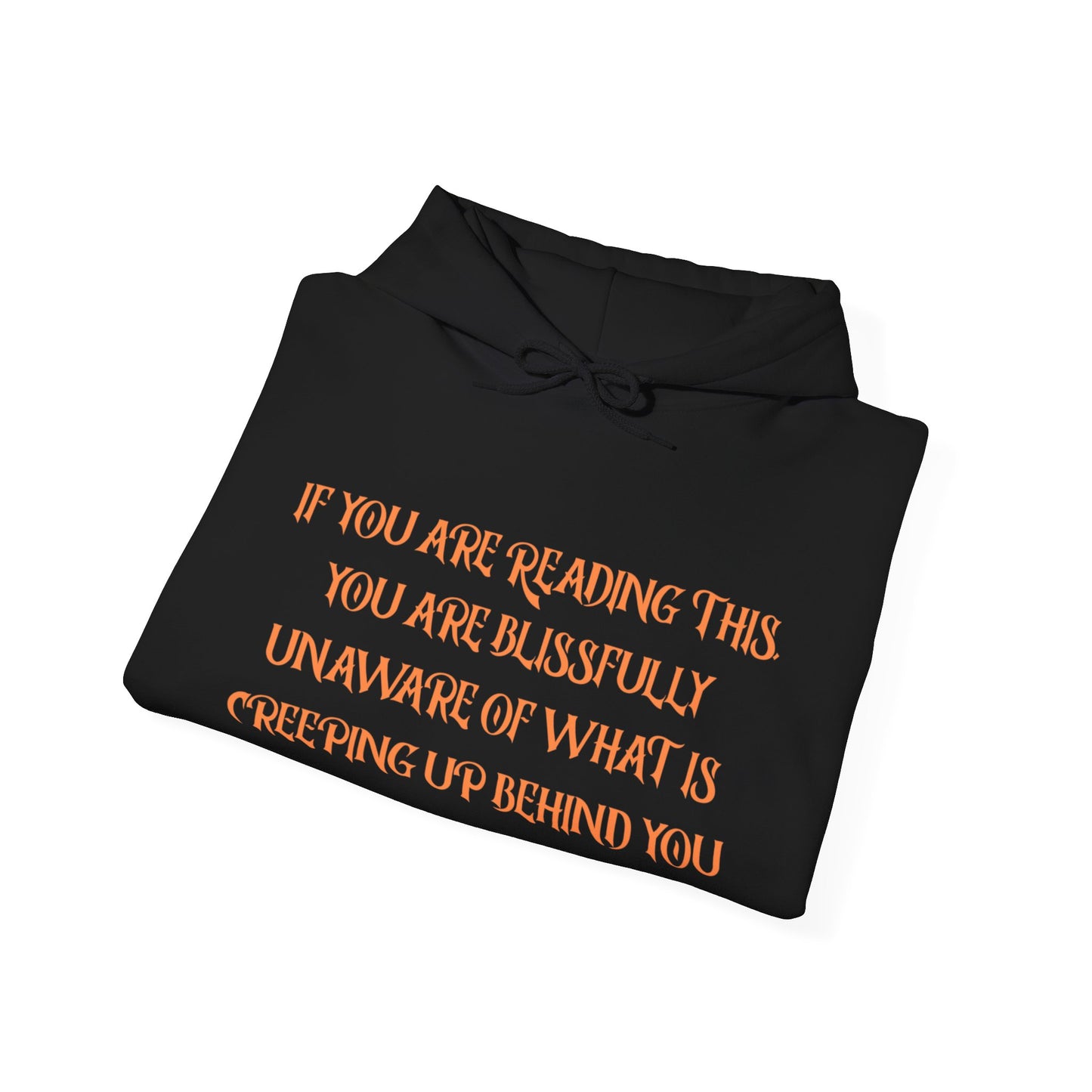 Halloween - Creeping Up Behind You - Funny - Scary - Unisex Heavy Blend Hooded Sweatshirt