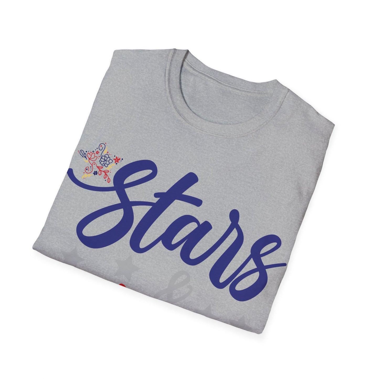 Stars and Stripes - American Flag - Star - 4th of July - Independence Day - Unisex Softstyle T-Shirt