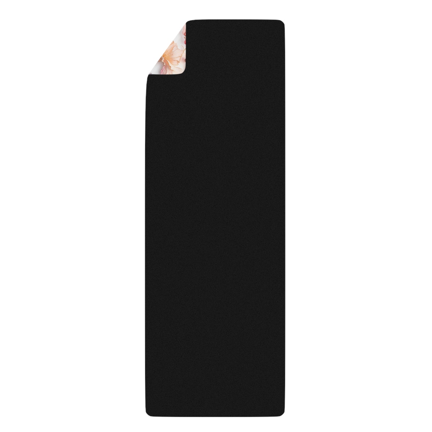Beautiful Purple Flowers Watercolor 12  - Rubber Yoga Mat