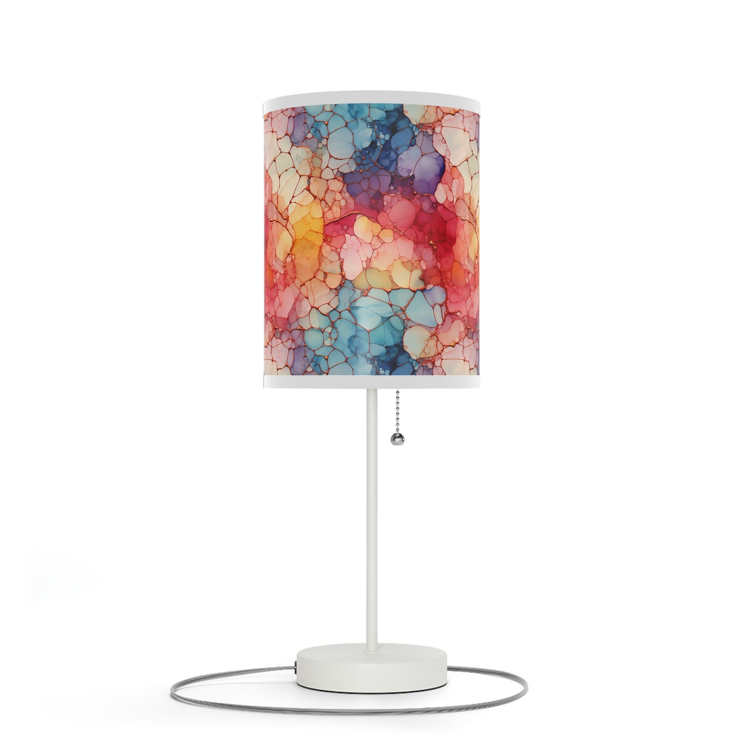 Beautiful Multi Watercolor 7 - Abstract Rainbow - Lamp on a Stand, US|CA plug