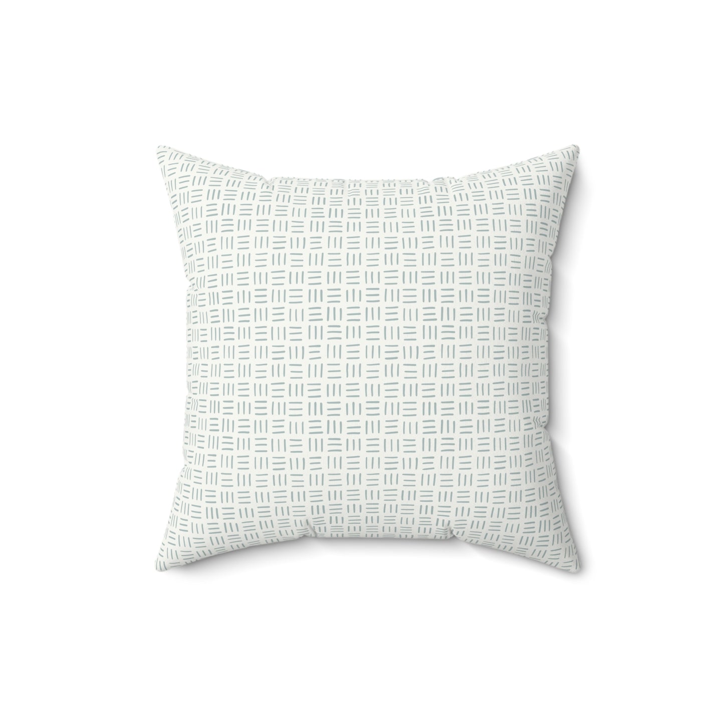 Boho Sage Pattern 3 - Faux Suede Square Pillow