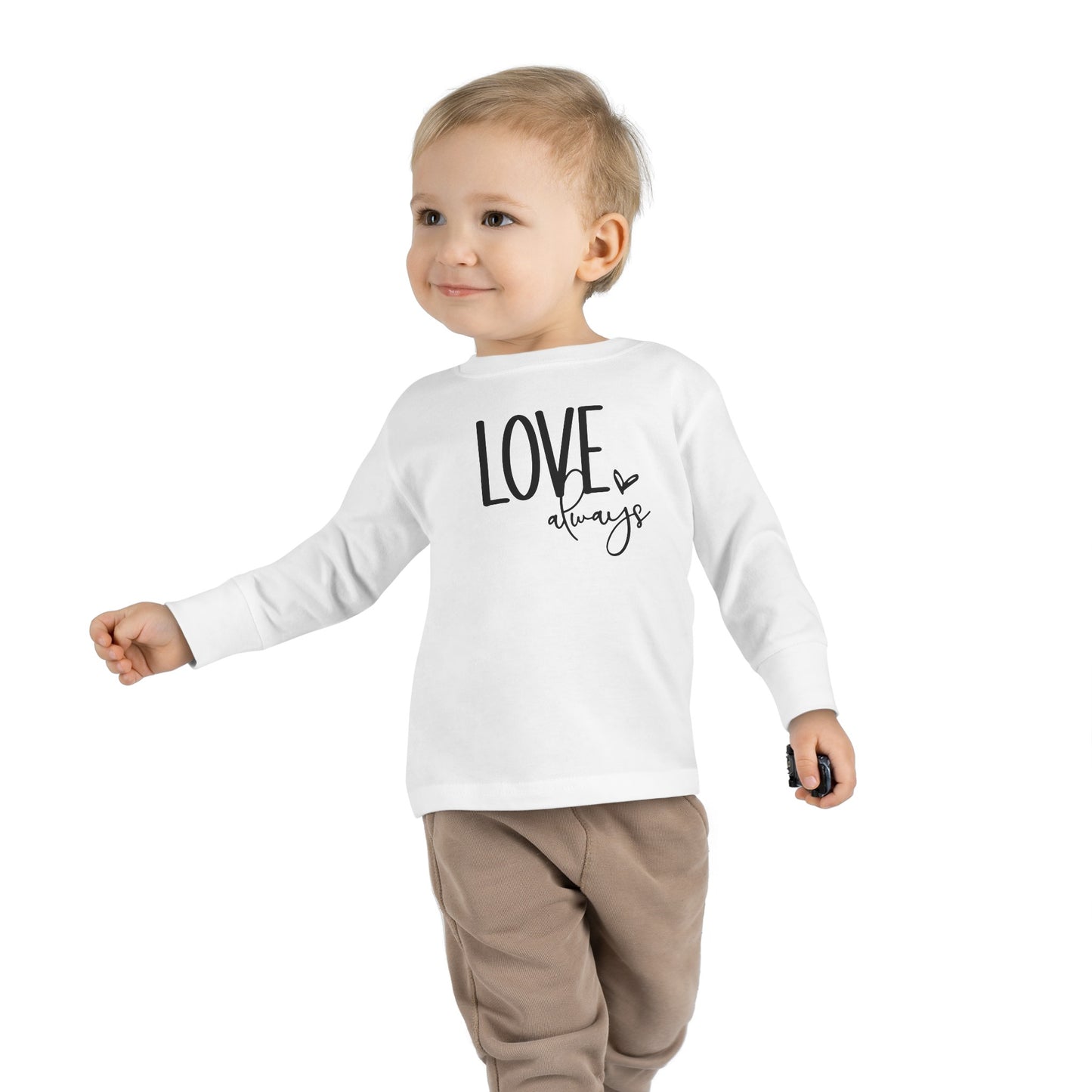 LOVE Always - Heart - Toddler Long Sleeve Tee