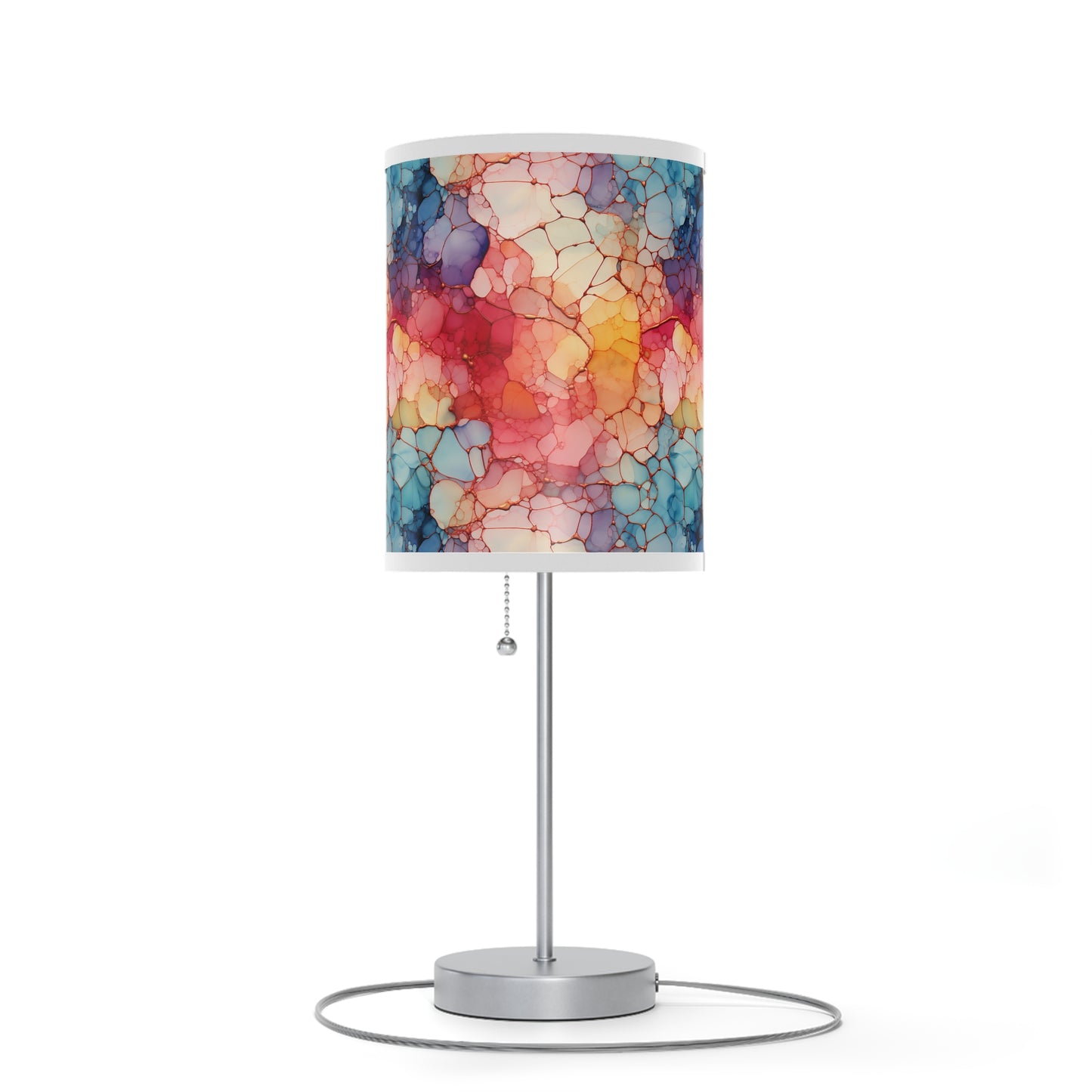 Beautiful Multi Watercolor 7 - Abstract Rainbow - Lamp on a Stand, US|CA plug