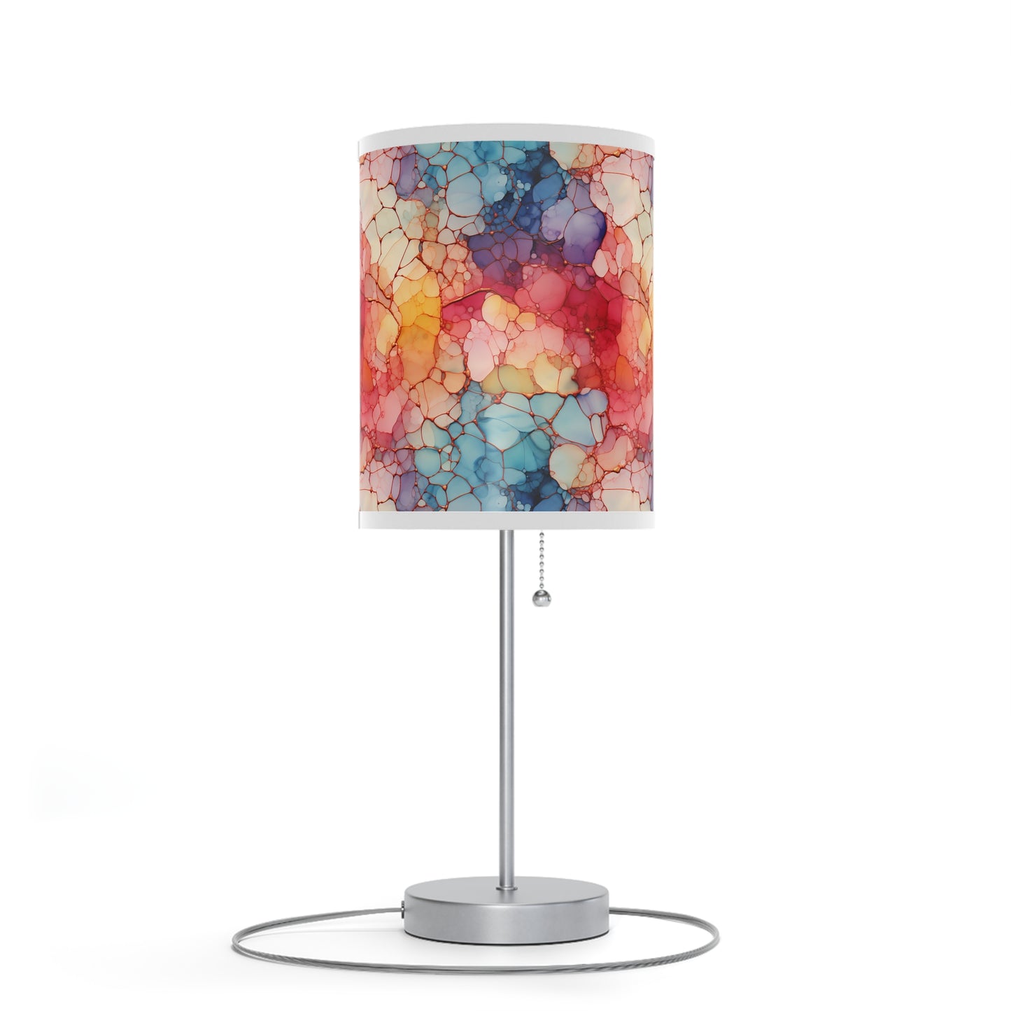 Beautiful Multi Watercolor 7 - Abstract Rainbow - Lamp on a Stand, US|CA plug