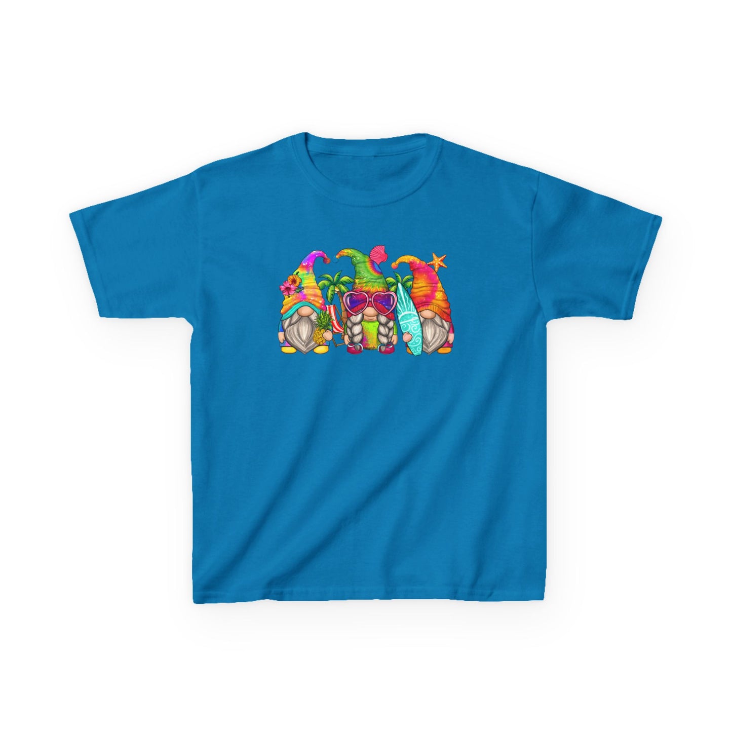 Summer Gnomes - Kids Heavy Cotton Tee