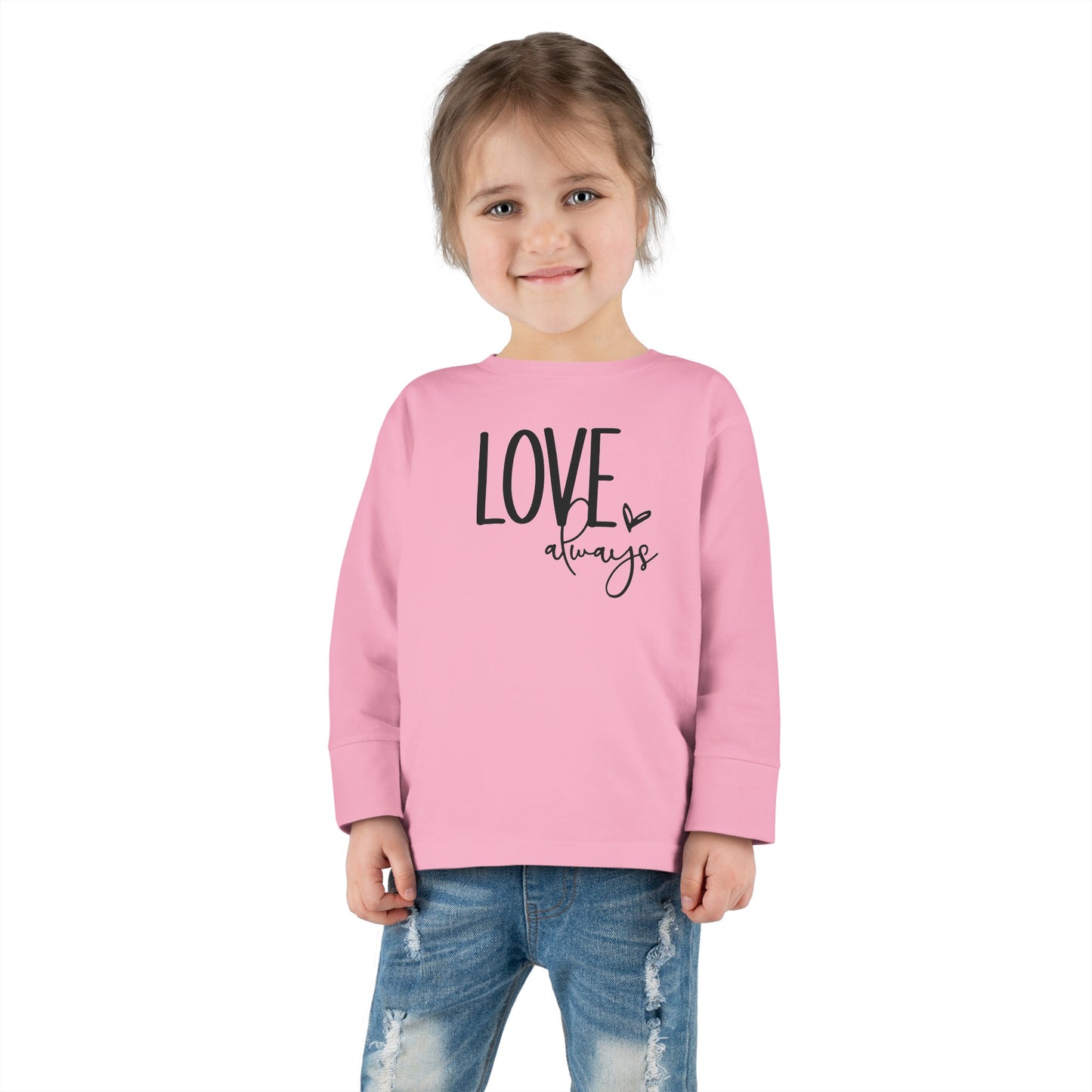 LOVE Always - Heart - Toddler Long Sleeve Tee