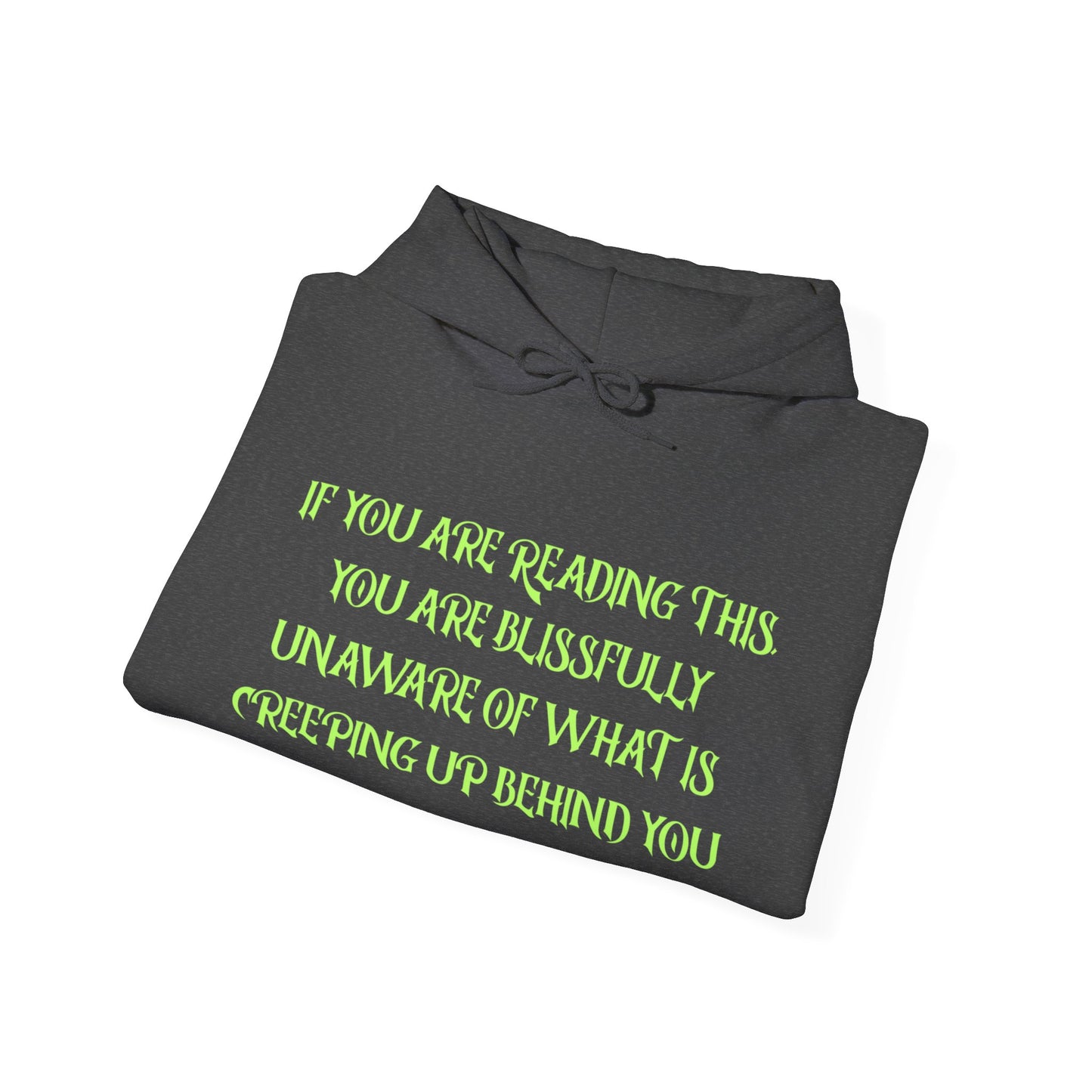 Halloween - Creeping Up Behind You - Funny - Scary - Unisex Heavy Blend Hooded Sweatshirt