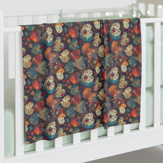 Fabric Hearts 1.4 - Baby Swaddle Blanket