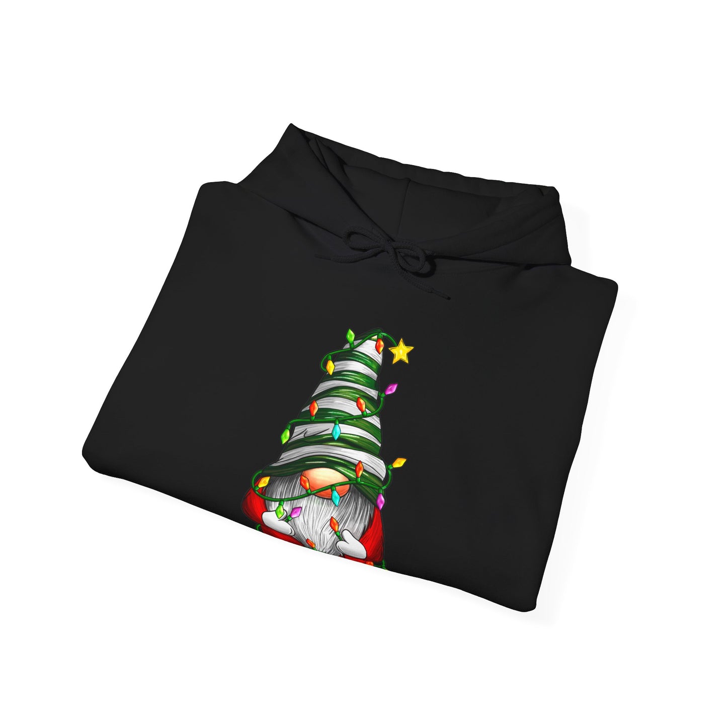 Christmas Gnome - Christmas Lights - Funny Christmas - Unisex Heavy Blend™ Hooded Sweatshirt