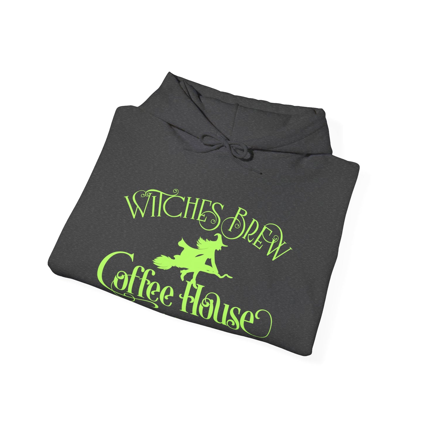 Halloween - Witches Brew Coffee House - Stop in for a Spell - Trick or Treat - Mystical - Vintage - Unisex Heavy Blend™ Hooded Sweatshirt